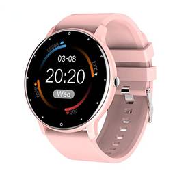 SANDA Relógio Inteligente Smart Watch Esportivo Unissex À Prova D'água Com Frequência Cardíaca Para ios/Android (pink)