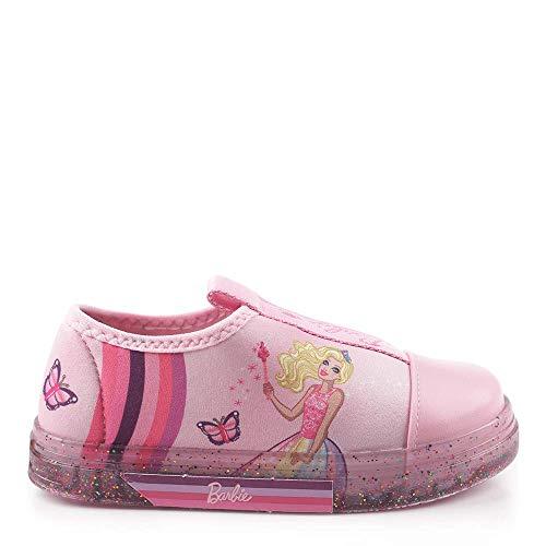 Chinelo Grendene Barbie Tenis Mania Meninas S: Rosa Glitter/Rosa 30