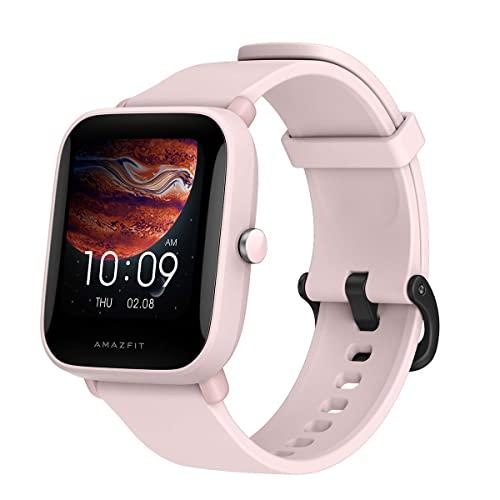 Amazfit bip u pro gps smartwatch tela colorida 31g 60 + modo de esportes relógio inteligente para android ?rosa?