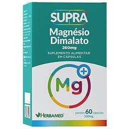 Supra Magnésio Dimalato - 500mg 60 Cápsulas - Herbamed