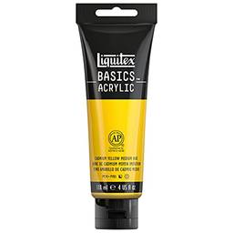 Liquitex Basics Tinta Acrílica, Amarelo (Cadmium Yellow Medium Hue), 118 ml