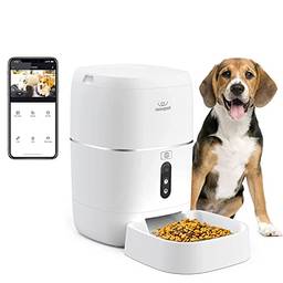 Wi-Fi Proteção de Alimentos Gatos, 6L Alimentador Automático de Datos Tuya APP Com Câmera Full HD 1080p Alimentador WIFI 2.4GHZ Para gatos e cães