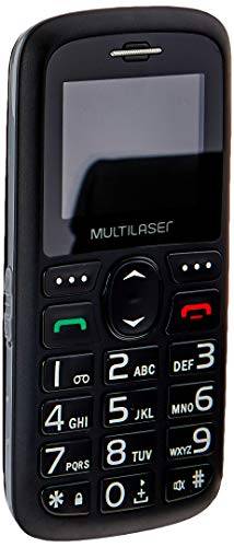 Celular Vita 3G Dual Chip USB e Bluetooth Tela 1,8 Pol. + Base Carregadora Preto Multilaser - P9091