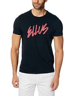 Camiseta Lisa em algodão, Ellus, Masculino, Preto, P