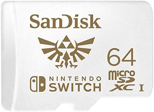 Cartão microSDXC SanDisk SDSQXAT-064G-GNCZN, licenciado para Nintendo-Switch, 64 GB