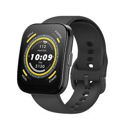 Amazfit Bip 5 Smartwatch com tela de 1,91", rastreamento por GPS, chamadas Bluetooth, relógio inteligente com Alexa integrada, mais de 120 modos esportivos para telefones Android e iOS(Bip 5 Black)