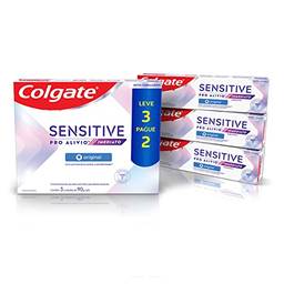 Colgate Sensitive Pro-Alívio Imediato Original Creme Dental Para Dentes Sensíveis 90g Leve 3 Pague 2
