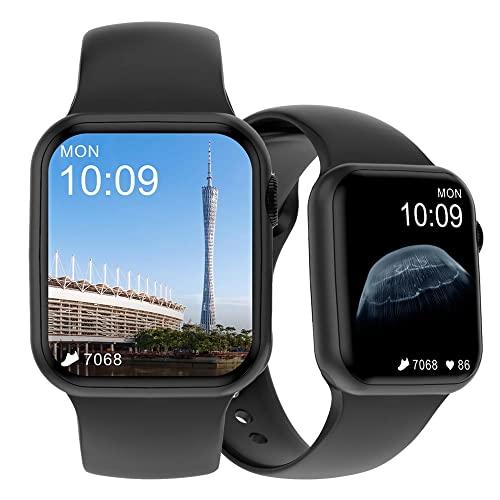Smartwatch DT100 Relógio Inteligente Bluetooth Chamada Personalizado 1.75" Relógio Dinâmico rosto ip68 à prova d água Smartwatch masculino feminino relógio w26 AG STORE (COR PRETO)