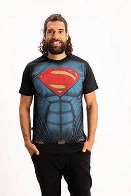 Camiseta Superman, Piticas, Unissex, Preto, XP