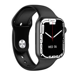 Smartwatch IWO W27 Max Tela 1.90 Lançamento 2022 45mm Series 7 na Cor Preta