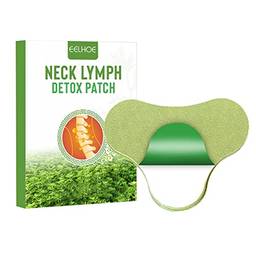 Patch Detox Linfático, 12 peças adesivos de desintoxicação linfática pescoço/axila almofadas anti-inchaço