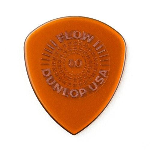 Jim Dunlop Palhetas de guitarra Flow Standard Grip 1,0 mm (549P1.0)