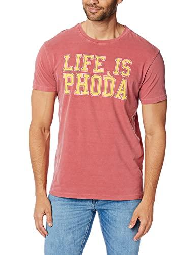 Camiseta Estampada Life Is Phoda Ii, Bordeaux, P