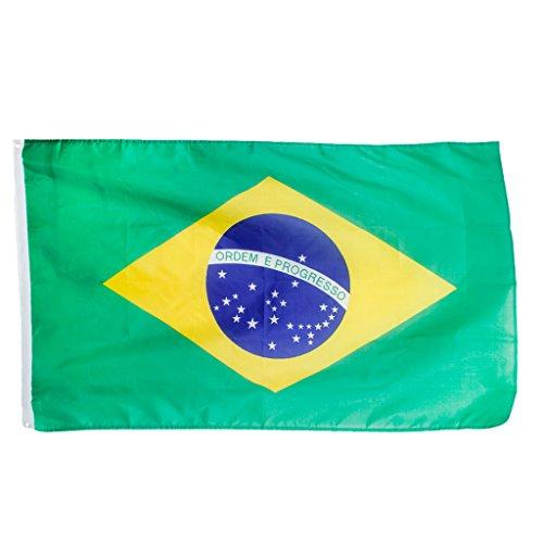 Bandeira Grande do Brasil 90 x 150 cm tecido de poliéster