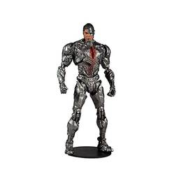 DC McFarlane Justice League Boneco Cyborg