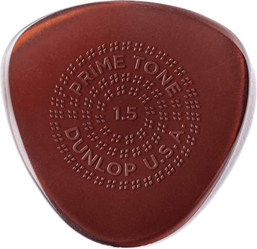 Jim Dunlop Palheta de guitarra Dunlop Primetone semiredonda 1,5 mm esculpida Plectra – Pacote com 3 (514P1.5)