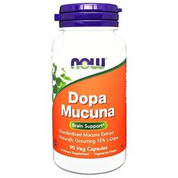 Dopa Mucuna 800mg 90 capsulas Natural Importado - Now Foods