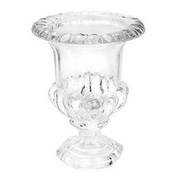 WOLFF Sussex Vaso com Pé de Cristal, Transparente, 12 x 16 cm