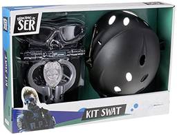 Brincando de Ser Kit Swat Com Acessórios Indicado para +3 Anos Multikids - BR966