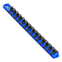 Ernst Manufacturing Organizador de soquetes de 35,8 cm com clipes de trava de torção de 34,8 cm, azul - 8418