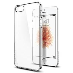 Capa Spigen iPhone 5/5S/Se Thin Fit Clear, Spigen, Capa Anti-Impacto, Transparente