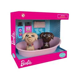 Mini Pets da Barbie - Hora do Banho - Mattel, Pupee