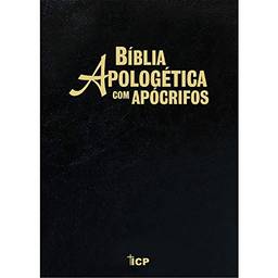 Bíblia Apologética com apócrifos - Luxo RC preta