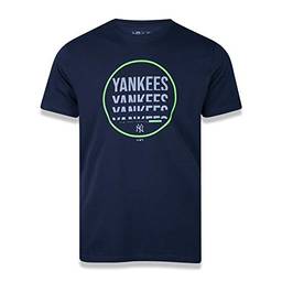 T-Shirt, New York Yankees, Masculino, Marinho, G