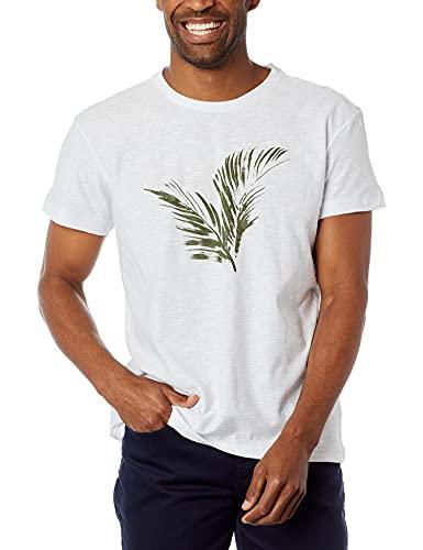Camiseta, Rough Leaves,Osklen,masculino,Branco,P