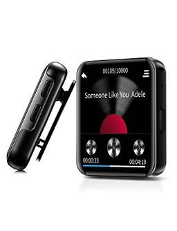 Mini Mp3 Mp4 Player Ruizu M5 8gb Com Clip Corrida Bluetooth Rádio Fm Pedômetro Contador passos Gravador voz Leitor de Música