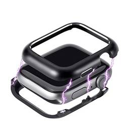 Capa Case Bumper Metal Magnético Para Apple Watch De 42mm - Preto