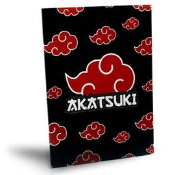 Caderno Akatsuki Naruto Shippuden com Ilustrações Anime