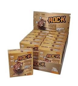 Alfajor Fit C/ Whey Protein Rock Peanut Cracker Monster C/12 Unidades Chocolate Belga