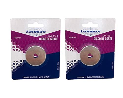 Lâminas de Corte Cortador Circular Disco 45mm kit com 2