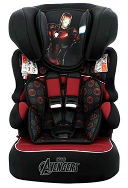 Cadeira para auto Beline Luxe Homem de Ferro, Marvel, Vermelha