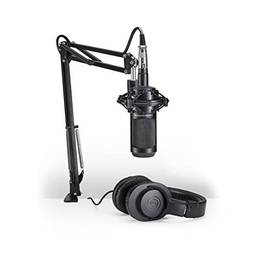 Audio-Technica, Pack Microfone condensador cardióide AT2035 + Fone de Ouvido ATH-M20X - AT2035PK