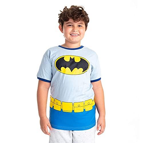 Camiseta batman infantil cosplay, piticas, unissex, cinza, 10