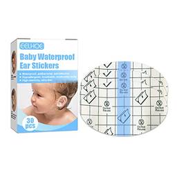Yuwao 30 peças protetores auriculares à prova d'água bebê chuveiro descartável protetores auriculares para natação esportes aquáticos