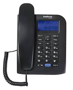 Telefone com Fio TC60 ID Preto Intelbras