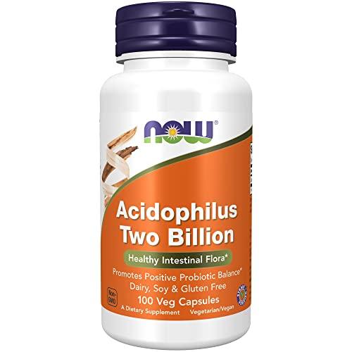 NOW Foods - Acidophilus 2 bilhões de UFC - 100 cápsulas vegetais