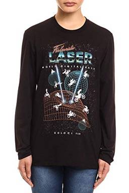 Camiseta Estampada: Futuristic Laser, Colcci Fun, Meninos, Preto, 14