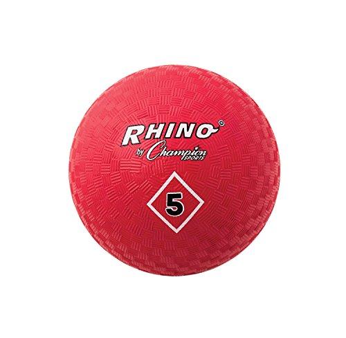Champion Sports Bola de playground de 12,70 cm (5"), vermelha