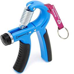Hand Grip Exercitador Para Mãos Punho Emborrachado Azul + Chaveiro CBRN15870