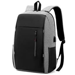 Henniu Mochila para laptop, bolsa de ombro feminina, masculina, para viagens de negócios, viagens universitárias, cabe até 15,6 polegadas