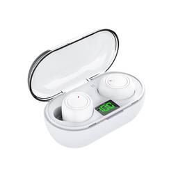 SZAMBIT Fone de Ouvido Sem Fio Bluetooth 5.1 TWS,Fone de Ouvido para Jogos com Redução de Ruído com Estojo de Carregamento, Controle touch,Fones de Ouvido Estéreo para Esportes à Prova D'água,Branca