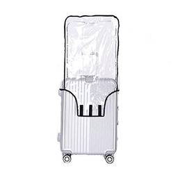Dzyoleize Protetor de bagagem Capa de mala de viagem à prova d'água em PVC para malas de viagem, compatível com a maioria das malas de 20" a 30" (22" (15,0 "C x 10,2 "L x 21,7 "A))