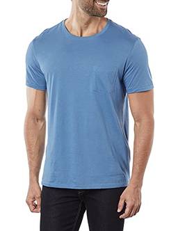 Camiseta,Supersoft Pocket,Osklen,masculino,Azul,P