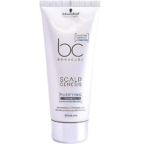 Bc Bonacure Scalp Genesis Shampoo Purificante 200Ml, Schwarzkopf Professional