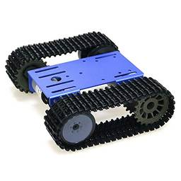 Changxi Robô streado Kits de robótica de plataforma de carro igente Chassi de de tanque de robô DIY Kit de plataforma robótica sólida Tanque de plataforma móvel Plataforma de brinquedo robótico substituição pa