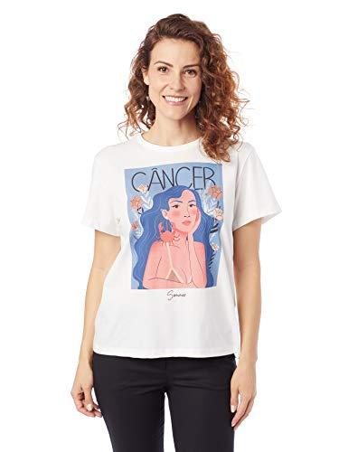 Sommer Camiseta Signos feminino, U, Câncer
